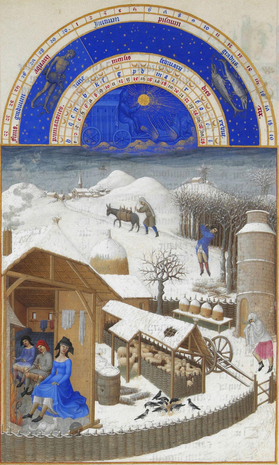 February from Les Tres Riches Heures